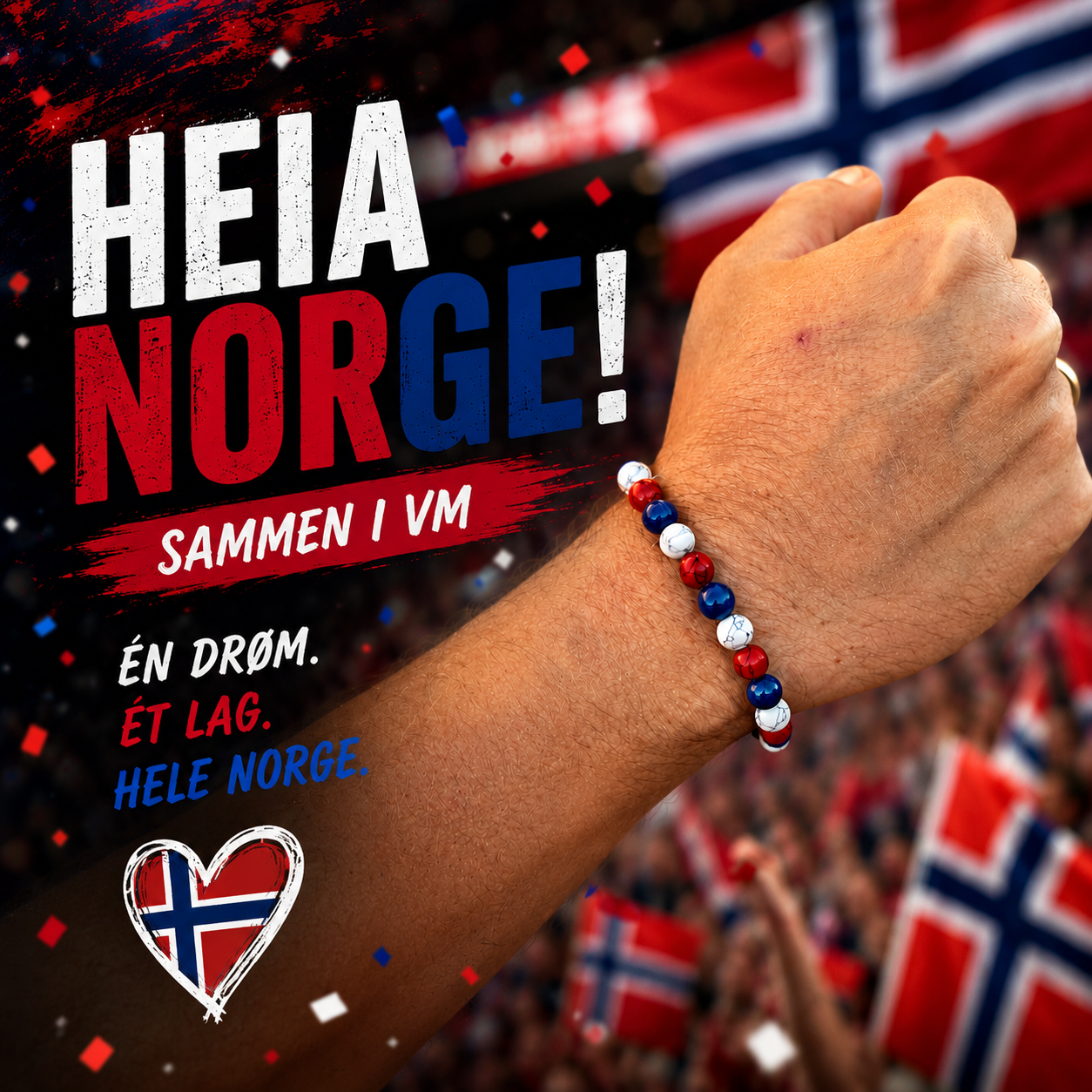 Karl Johan - armbånd med stener